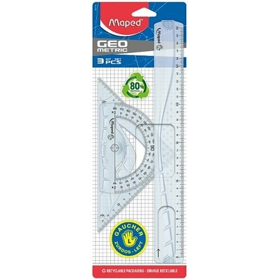 Maped Geometric Maxi sada rysovacích potrieb pre ľavákov 3 ks