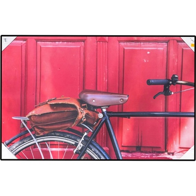 Obraz na plátně 'Kolo opřené o zeď' - 70 x 110 cm