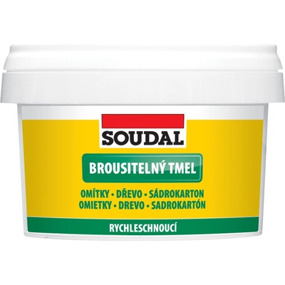 Soudal Brúsiteľný tmel 0,5 kg biela