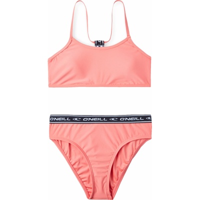 O'Neill Sportclub Active Bikini dievčenské plavky lososová