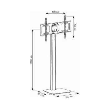 TECHLY Floor Stand 32-70, 50kg adjustable