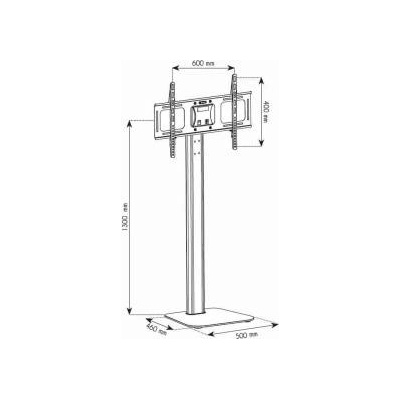 TECHLY Floor Stand 32-70, 50kg adjustable