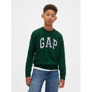 GAP Детски пуловер с логото на GAP GAP | Zelen | Момчешки | S
