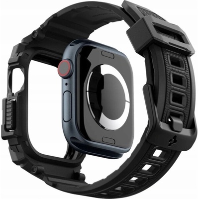 Spigen Rugged Armor Pro Apple Watch Series 10 46mm matte black ACS08604 – Zboží Živě