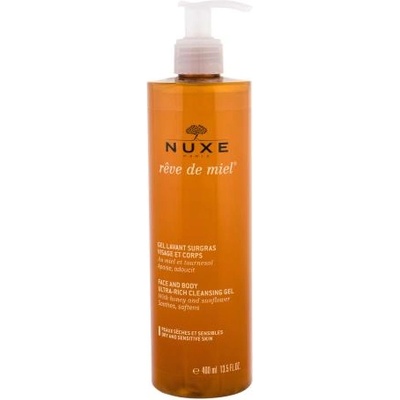NUXE Rêve de Miel Face And Body Ultra-Rich Cleansing Gel почистващ гел за лице и тяло 400 ml за жени