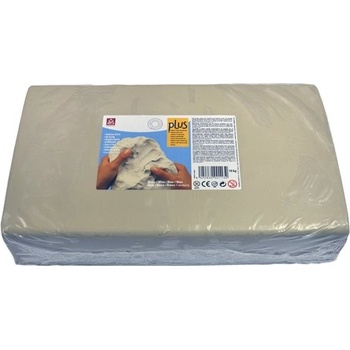 Keramická hmota Plus bez výpalu 10 kg přírodní bílá