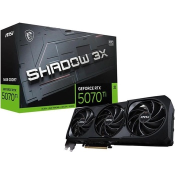 MSI GeForce RTX 5070 Ti SHADOW 3X 16GB GDDR7 256bit
