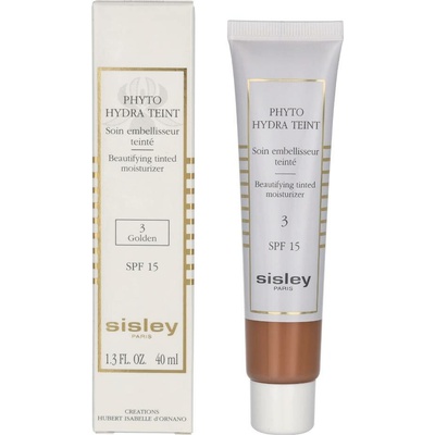 Sisley Zkrášlující tónovací hydratační krém SPF15 Phyto Hydra Teint Beautifying Tinted Moisturizer 3 Golden 40 ml