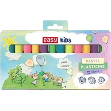 Easy Plastelína Kids sada 12 pastelových barev