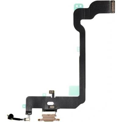 AppleKing nabíjecí a audio flex konektor pro iPhone XS - zlatý