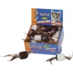 Nobby Играчка за котка цилиндър с дрънкалка и пера 4.5 см nobby Германия 66853
