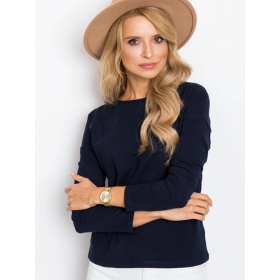 DÁMSKE TRIČKO S DLHÝM RUKÁVOM RV BZ 5121.28P DARK BLUE