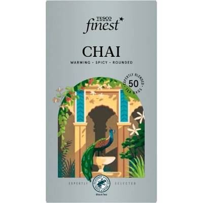 Tesco Finest Chai aromatizovaný černý čaj s kořením 125 g