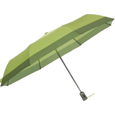 Samsonite Rain Pro 3 sect. auto o/c automatický deštník, Geometric Green Print
