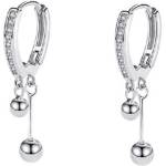 Silenti Jewelry Сребърни обеци "Махало