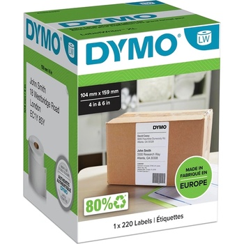 DYMO етикет 104 x 159мм (S0904980)