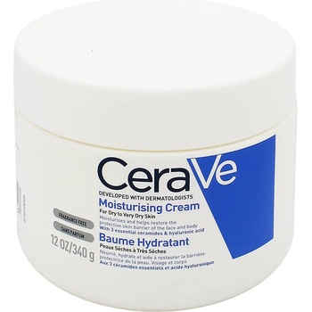 CeraVe хидратиращ крем за суха до много суха кожа 340 г