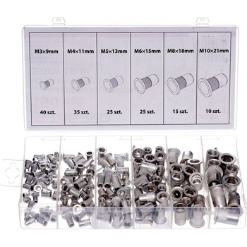 Tagred Алуминиеви нитове m3 m4 m5 m6 m8 m10 150 бр. ta4095 (ta4095)