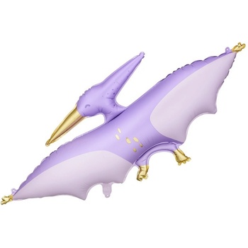 Party Deco Фолиев Балон, Сладък Птеродактил, 120х62см