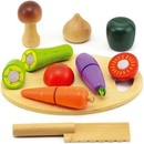 Teddies krájacie ovocie a zelenina drevo