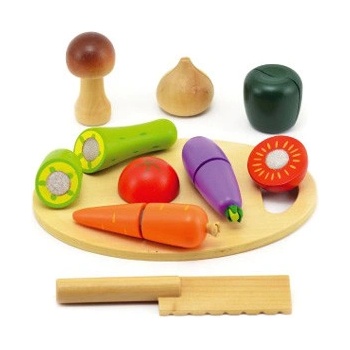 Teddies krájacie ovocie a zelenina drevo