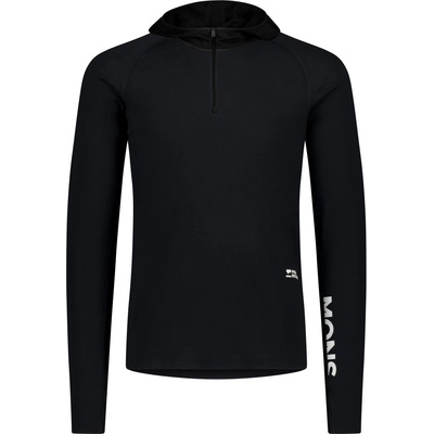 Mons Royale Мъжко мериносово термобельо Mons Royale Temple Merino Long Sleeve Hood Merino longsleeve - Black - размер XXL (015-2333-0115)