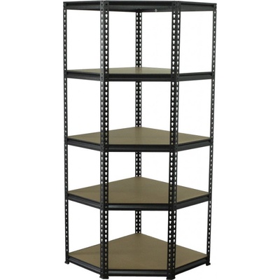 AHPROFI Rohový policový regál, 5 polic - 1830 x 730 x 730 mm - AH017