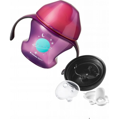 Tomme Tippee netekoucí hrnek Explora First Cup fialový 150 ml