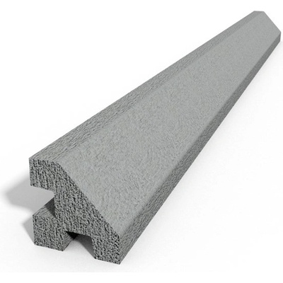 Betonový sloupek hladký rohový přírodní Výška v mm:: 1000 mm