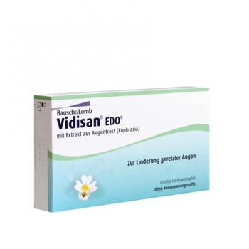 Bausch & Lomb Капки за очи монодози, Bausch & Lomb Vidisan EDO Eye Drops 10 x 0.6ml (Single-Dose)