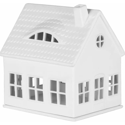 Rader HOME Svícen - Lucerna - Domeček s Podkrovím 14,5 cm Bílý