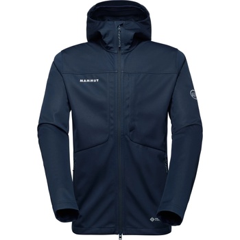Mammut Мъжко софтшел яке Mammut Ultimate VIII Softshell Hooded Jacket Softshell jacket - Marine - размер XXL (003-3449-0415)