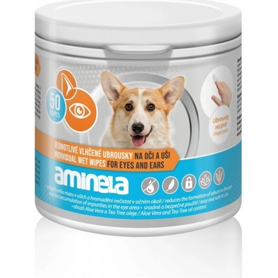 Aminela ubrousky na oči a uši 50 ks