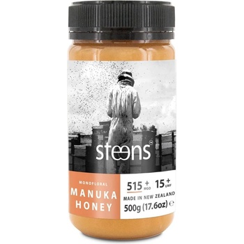 Steens - СУРОВ мед от манука UMF 15+ (515+ MGO), 500 g