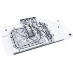 Alphacool Воден блок за видео карта Alphacool Eisblock Aurora Acryl GPX-A Radeon RX 6800/6800XT Strix/TUF with Backplate (AC-1021160) - Allstore