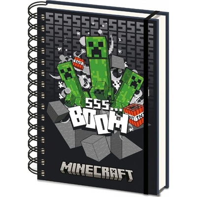 Pyramid International Zápisník Minecraft 3D - Boom A5 – Zboží Dáma