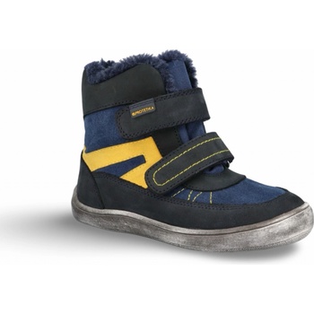 Protetika chlapecké zimní boty Barefoot Rodrigo modrá