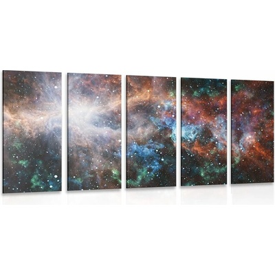 5-dielny obraz nekonečná galaxia