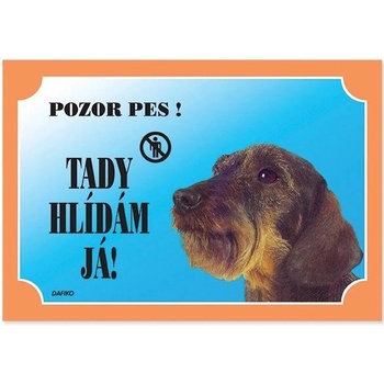 Dafiko Tabuľka jazvečík hrubosrstý 1 ks