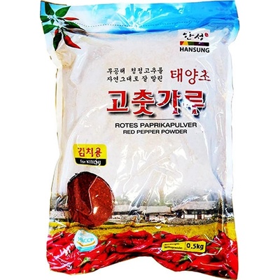 Gochugaru Hansung Kořeníci chili vločky na kimchi 500 g – Zboží Dáma