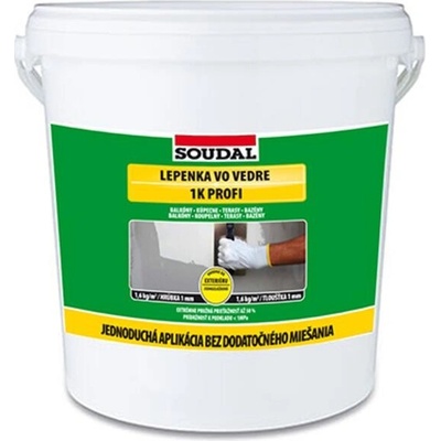 Soudal 1K Profi lepenka vo vedre 6kg