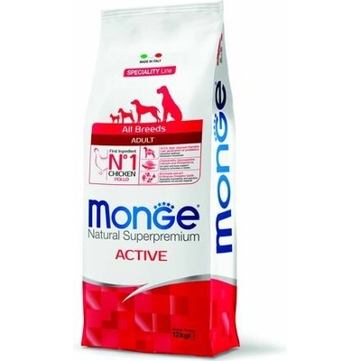 Monge Natural Superpremium All Breeds Active s kuracím mäsom 12 kg