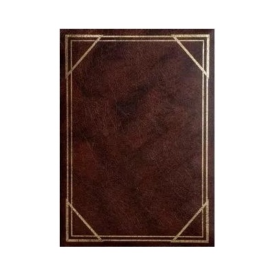 Jednobarevné fotoalbum, 10x15, zasunovací B-46200S Vinyl 2 hnědé