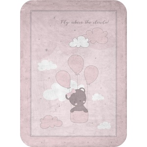 KikkaBoo Супер меко бебешко одеяло Kikkaboo - Dream Big, 80 х 110 сm, Pink (31103020159)