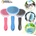 KUBAO Slicker brush easy cleaning - Четка за кучета и котки с бутон за лесно премахване на козината