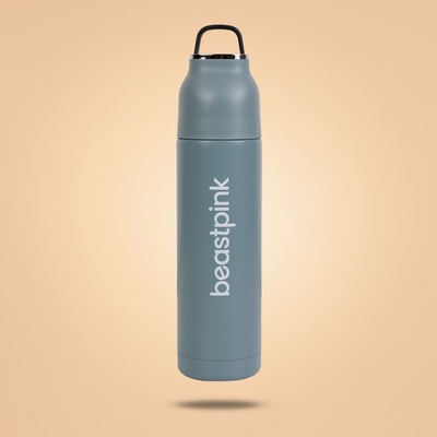 GymBeam BeastPink Бутилка Vacuum Sense Arona 500 ml