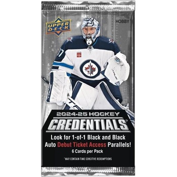 Upper Deck 2024-25 Upper Deck Credentials Hockey Hobby Пакет