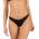 Hurley Solid Cheeky Scoop bikini bottom - Black (Black)