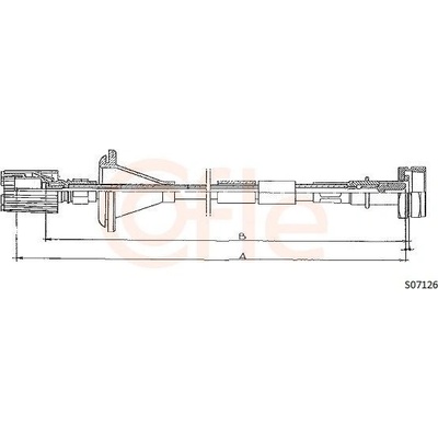 Hriadeľ tachometra COFLE S07126 S07126