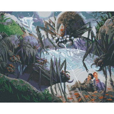 Zuty Harry potter ron weasley a aragog 40 x 50 cm vypnuté plátno na rám 8596530133179